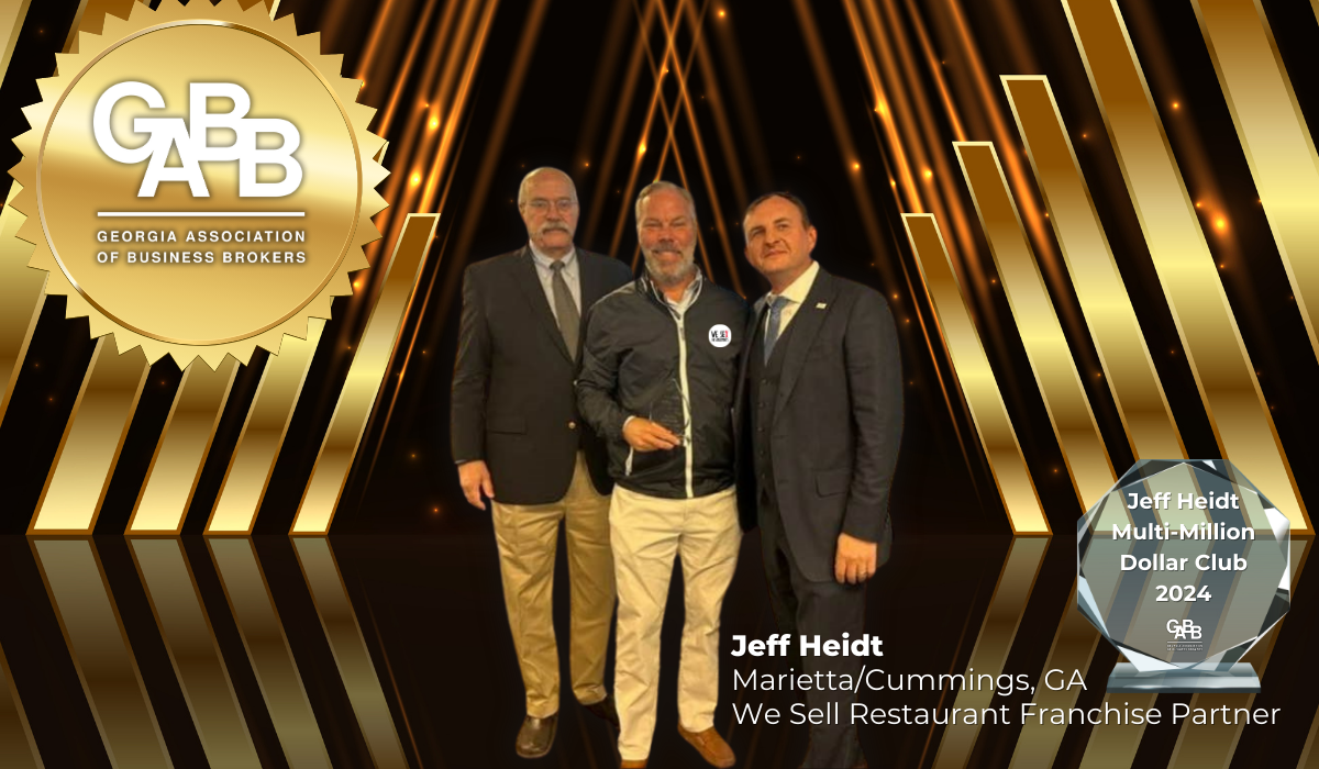 We Sell Restaurants Franchisee, Jeff Heidt, Awarded Multi-Million Dollar