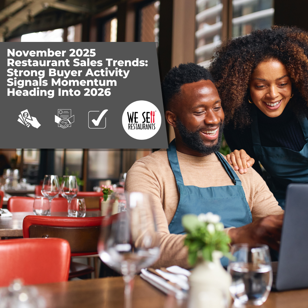 November 2025 Restaurant Sales Trends: Strong Buyer Activity Signals Momentum Heading Into 2026