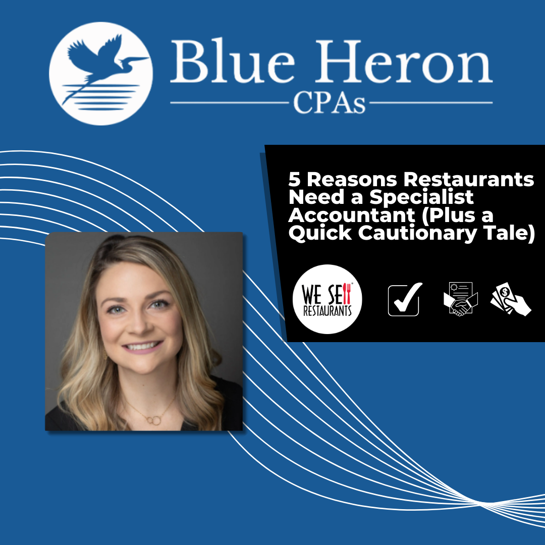 5 Reasons Restaurants Need a Specialist Accountant (Plus a Quick Cautionary Tale)