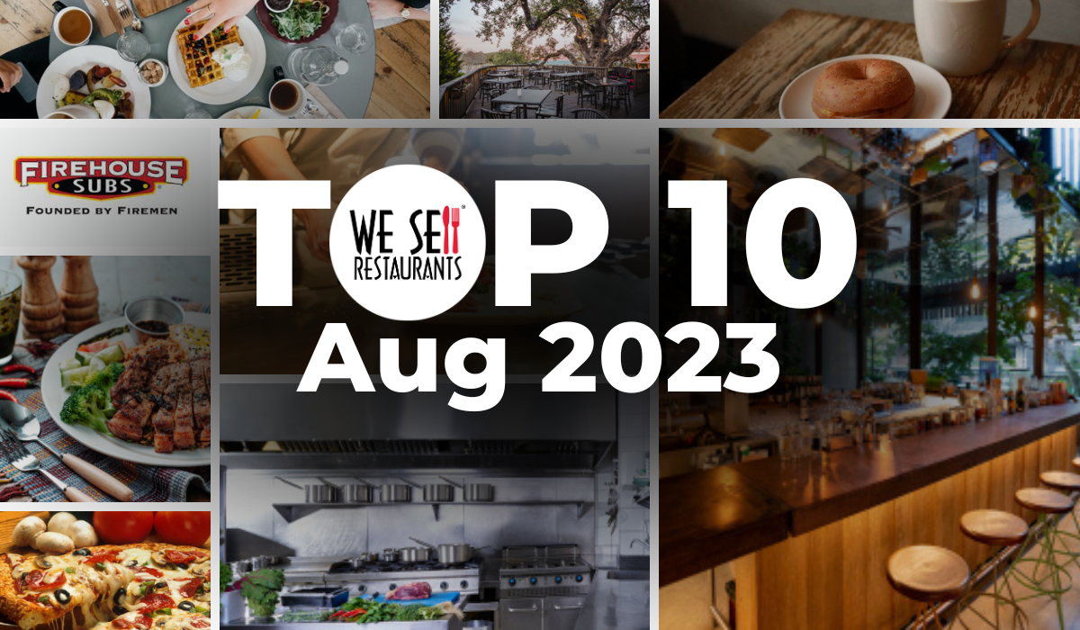 Top 10 Best Restaurants for Sale - August 2023